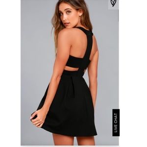 Lulu’s Cutout Black Dress